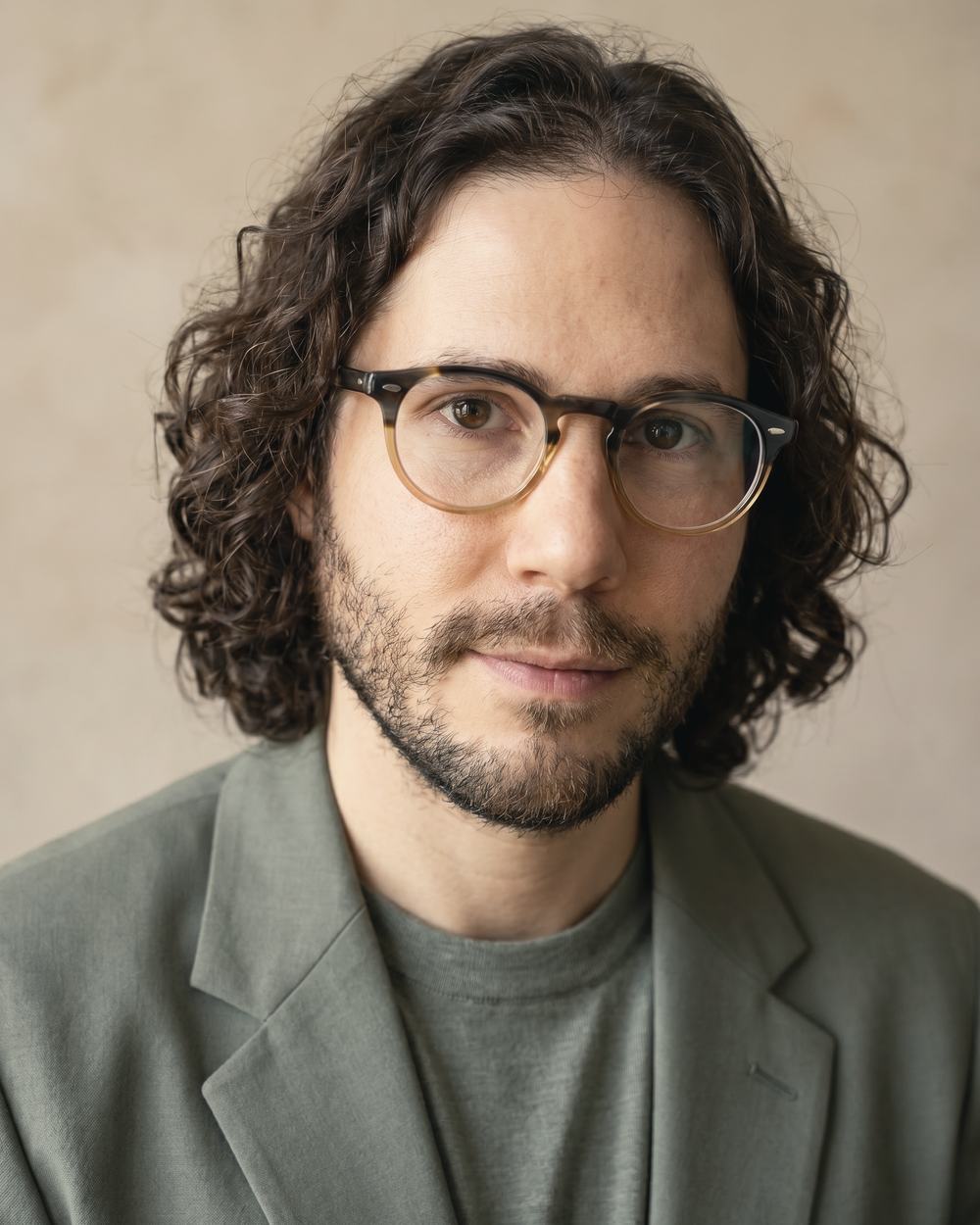 Vaughn Bergen, head and shoulders, against a soft grey ground.